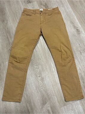 Flint and Tinder 365 5-Pocket Pants Mens Size 32x32 Tapered Fit Stretch Brown